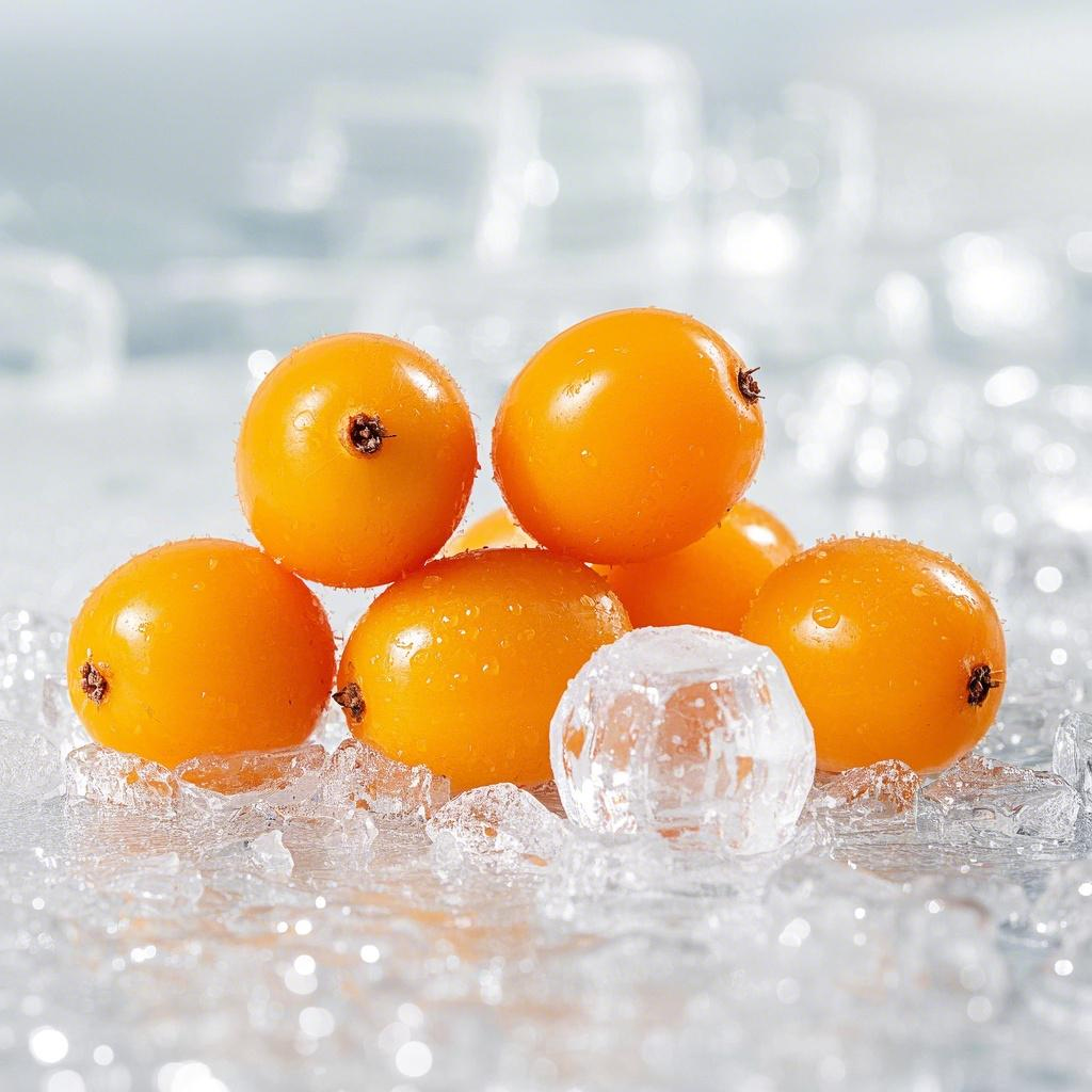 Frozen Sea Buckthorn berry